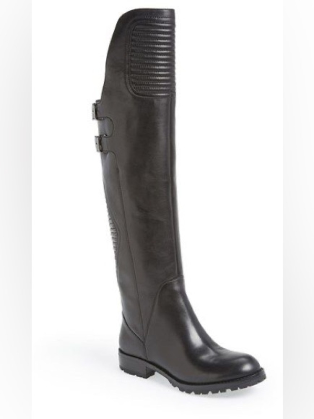 Marc by Marc Jacobs Easy Rider Over The Knee Boots Black Leather Sz 40